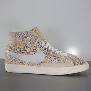 Nike Blazer Mid Yellow Purple White Women's Sneakers 004609 Sz 7.5Womens/6 Youth